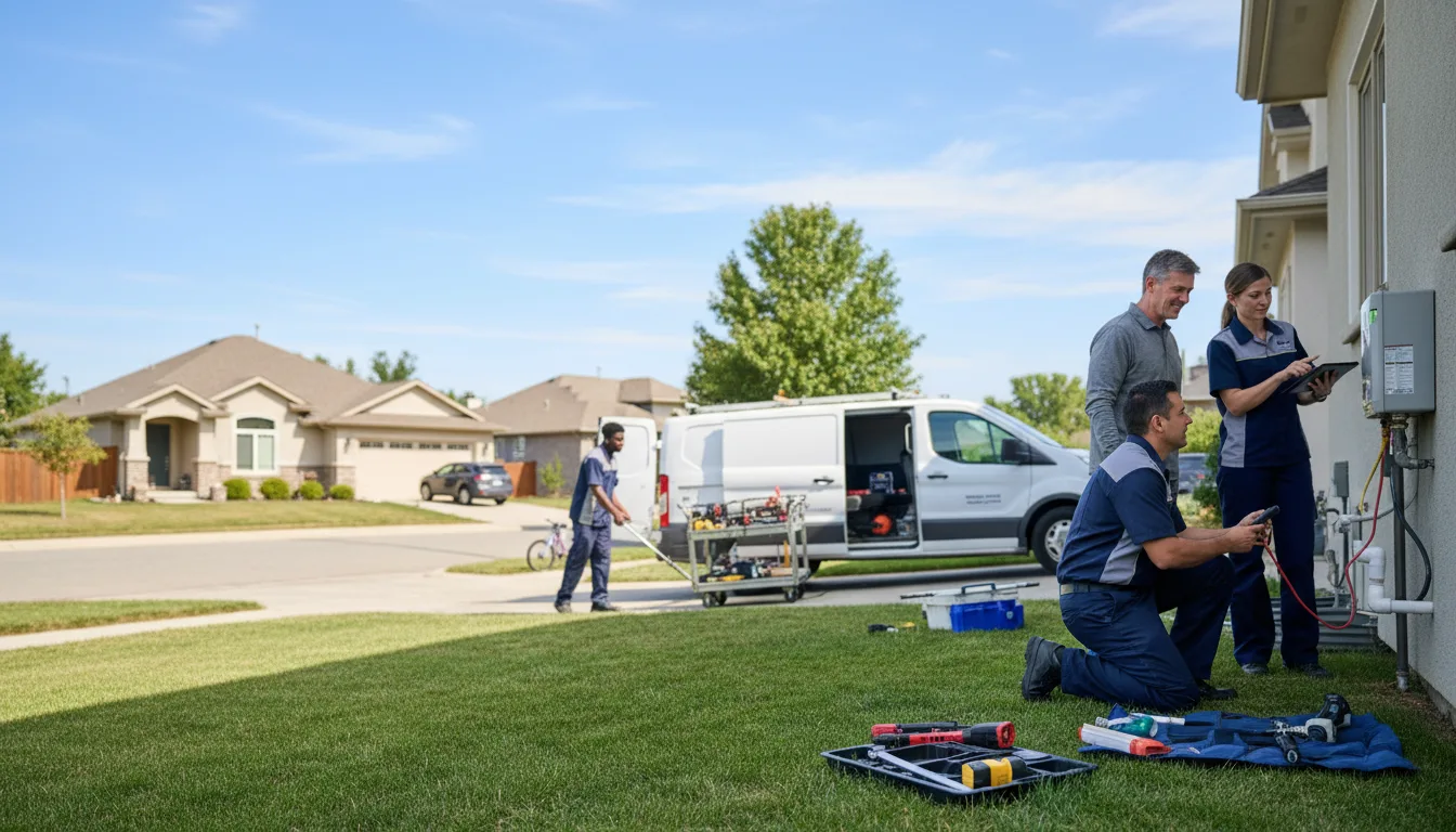 Tankless water heater service in Choctaw, OK
